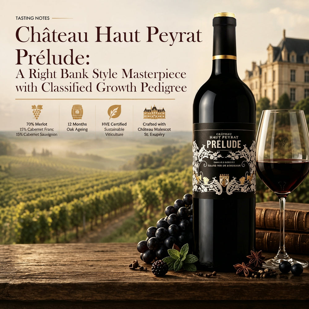 Château Haut Peyrat Prélude 2019: Authentic right bank Bordeaux style