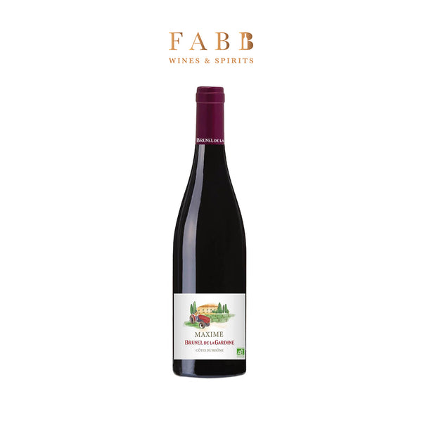 Brunel de la Gardine Organic. Le Petit Maxime AOP Côtes du Rhône 2022 Red Wine