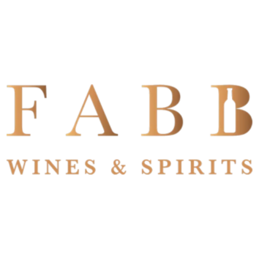 FABB Wines & Spirits logo in gold on a white background